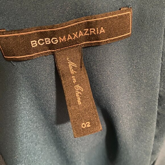 BCBGMaxAzria Teal Midi Dress - Picture 7 of 7